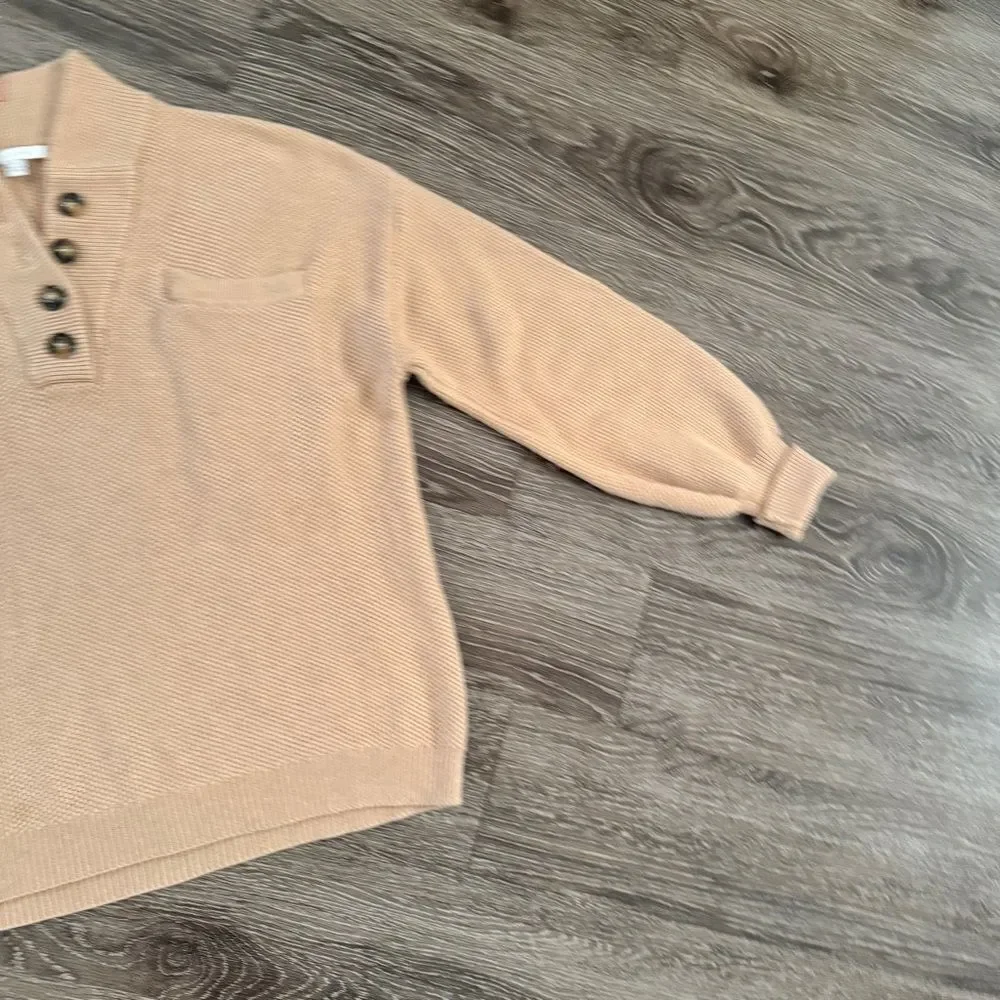 Lunya Cozy Cotton Silk Pocket Henley